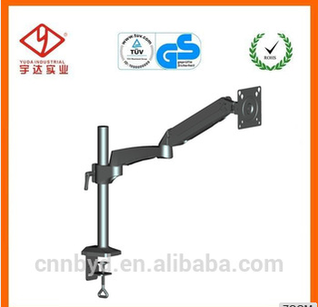 desk mount for 13"-27" screens with gas cylinder