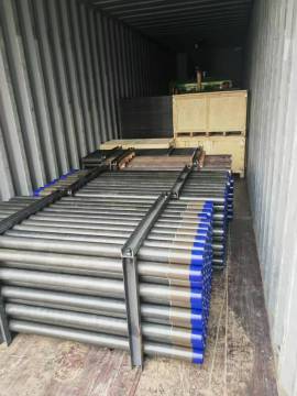 Threaded pipe drill rod water well 38mm