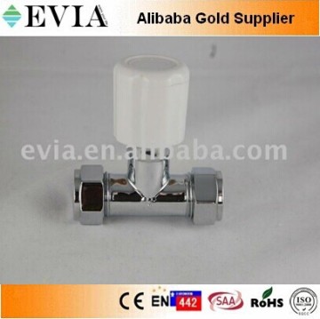 alibaba TA new product made in china Plastic handle brass sealing radiator valve