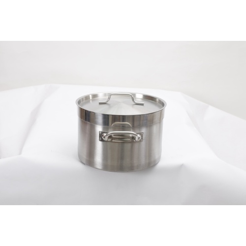 Commercial Stainless Steel Stockpot with lid