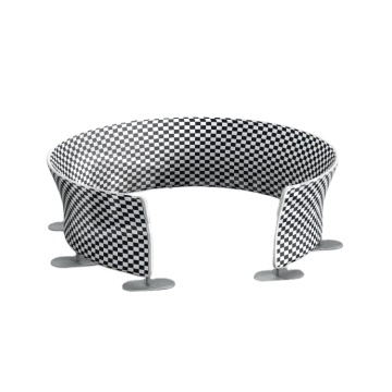 Customizable All Black Aluminum Frame 360 Photo Booth Circle Barrier with 3ft Opening