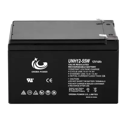 High Rate UPS Battery 12V55W Lead Acid Battery