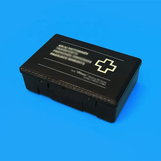 Professional tactical black color storage medical first aid kit outdoor emergency box