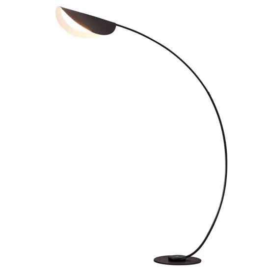 Modern Black LED Floor Lamp for Hotel and Home