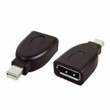 เสียบอะแดปเตอร์สถาปัตยกรรม DisplayPort มินิกับ 24K ชุบทอง ชายมินิสถาปัตยกรรม DisplayPort สถาปัตยกรรม DisplayPort หญิงชนิด