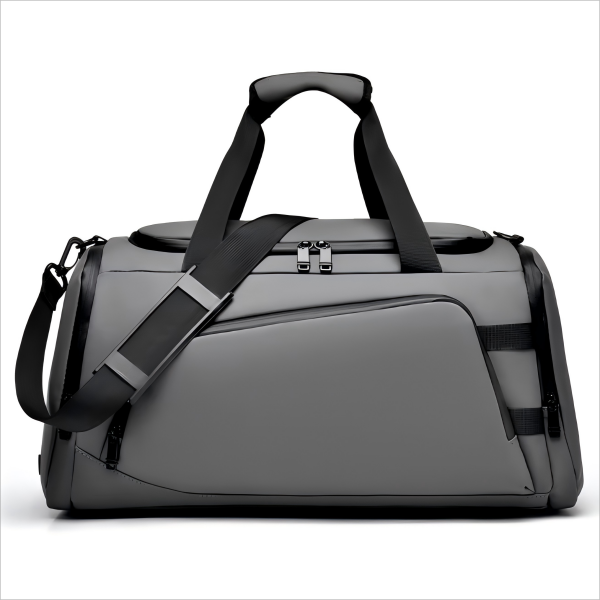 Waterproof dry-wet separation fitness handbag
