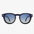 Arrow - Detail Round Acetate Sunglasses