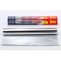 Rollo de papel de aluminio tipo rollo para uso doméstico