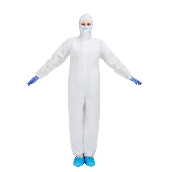 Blue Rubber Waterproof Security Overall: A Comprehensive Hospital Protective Suit and Medical PPE Coverall