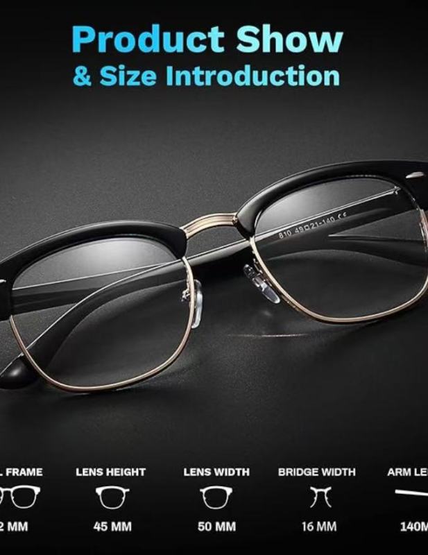 Trendy Half Frame Sunglasses for Fashionable Look