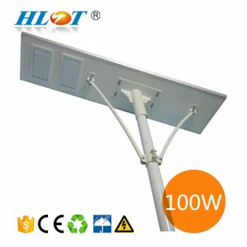 Highway Road Lighting Motion Sensor 70W 100W Led Integrated Solar Street Light