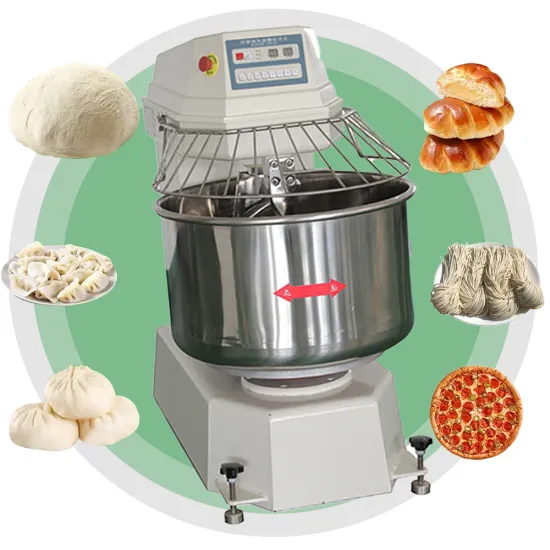 Electric Industrial Commercial Horizontal Dough Mixer for Pizza, Bread, Baozi, and Dumplings - 50 kg Capacity