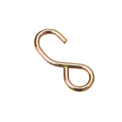 Black Double J Hook - 1 Inch / 25 mm Heavy Duty S Hook