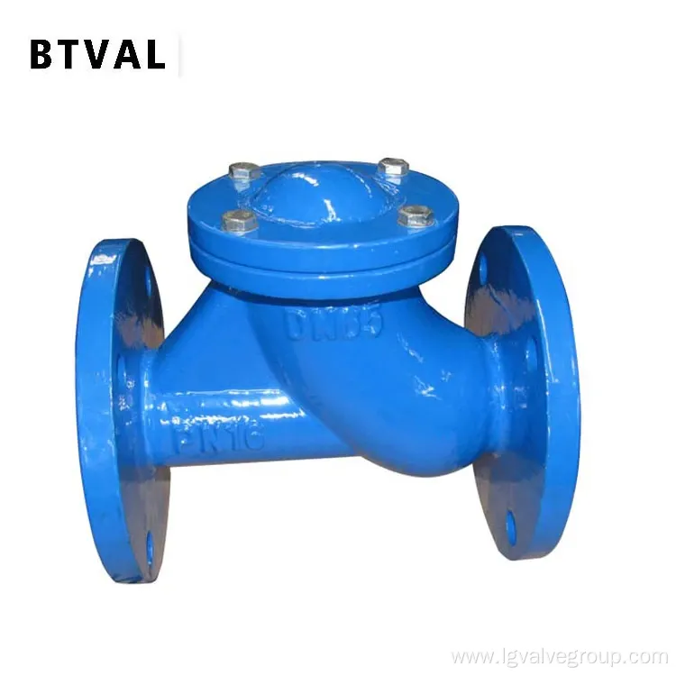 Non-Return Valve with Cartbon Steel Ball Coated Rubber