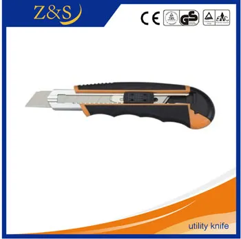 25mm utility knife/ best sell utility knife/utility 6 piece knife blades