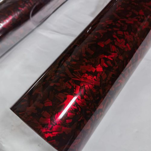 Gloss Red Forged 18m Car Vinyl Wrap