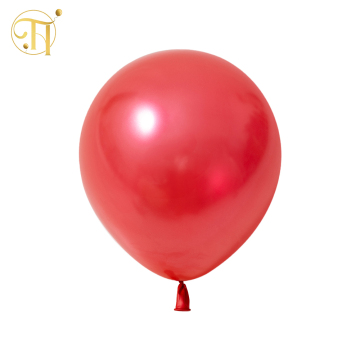 Pearl Red color High quality latex balloons