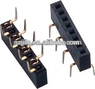 2.0mm pitch single row bottom entry female header wholesale