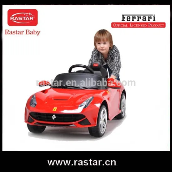 Ferrari car model Rastar baby licensed Ride on electric toy cars for kids to drive