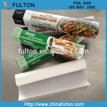 Hangzhou Fulton parchment brown paper/colored baking baking parchment paper/parchment paper vegetable