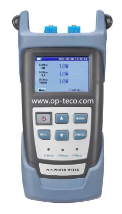 PON optical power meter optical fiber tester in FTTx