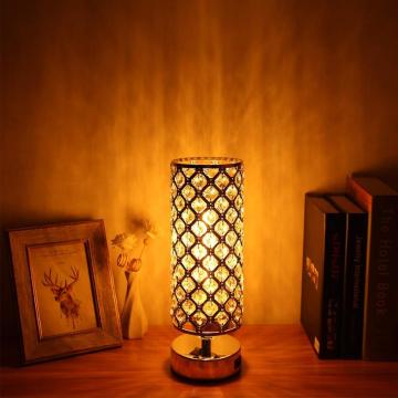 LEDER White Gold Side Table Lamps