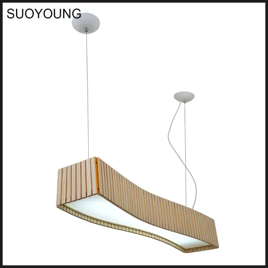 Interior Decoration Wooden Lighting Decorative Hanging Pendant Lights (MD20017-1)