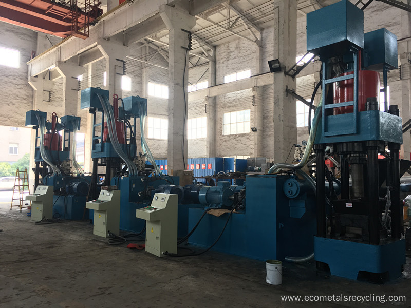 High Pressure Scrap Iron Chippings Briquetting Machine