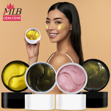 OEM Natural Beauty Hydrogel Gel Mask Crystal Eye Mask with Dark Circle Charcoal Rose 24k Gold Under Eye Patches