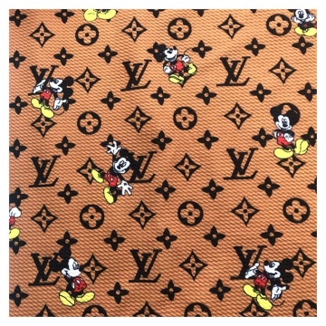 Mickey Mouse Cartoon Bullet Liverpool Head Bows Tela