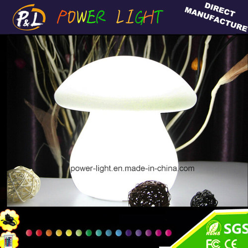 Forma de cogumelo lâmpada LED com 16 cores em mudança