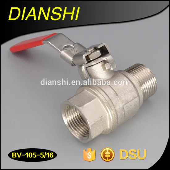 1/4"-4" Forged DZR brass or normal brass locking handle brass ball valve