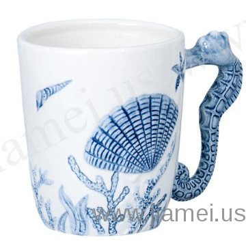 Arted tableware for rooster collection --shell mug