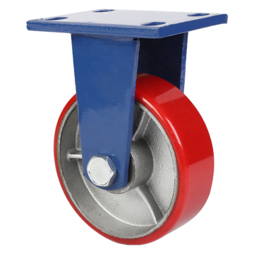 rigid cast iron casters heavy duty caster wheel