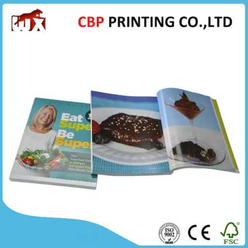 Custom Card and Cookbook cmyk hardcover book printing