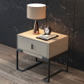 Table de chevet en acier inoxydable de conception moderne