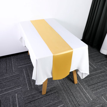 Hot Hotel Tableloth Satin Decorations for Wedding Banquet