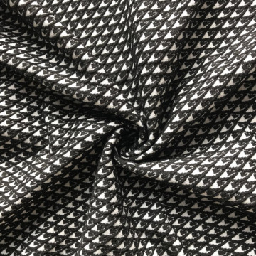 Viscose polyester swallow gird Jacquard knitting fabric