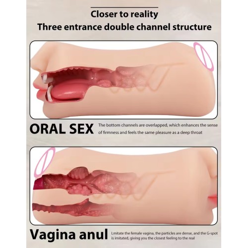 3in1 brinquedo sexual masculino com característica de massagem