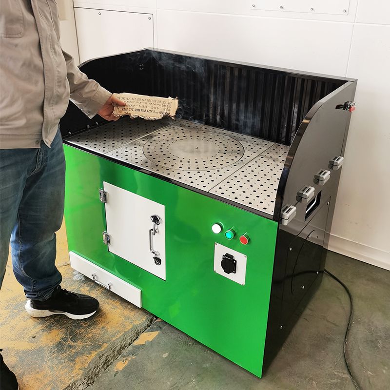 laser cleaning table