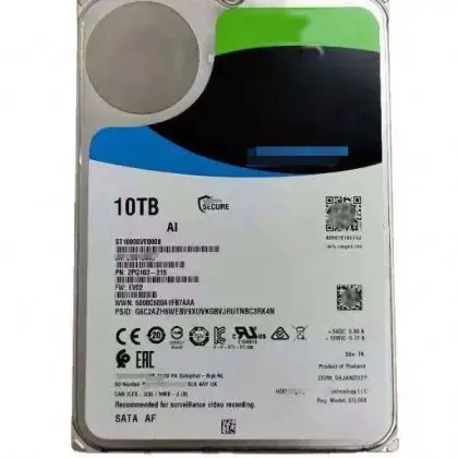 Seagate SkyHawk 10TB AI Surveillance Hard Drive with SATA Interface