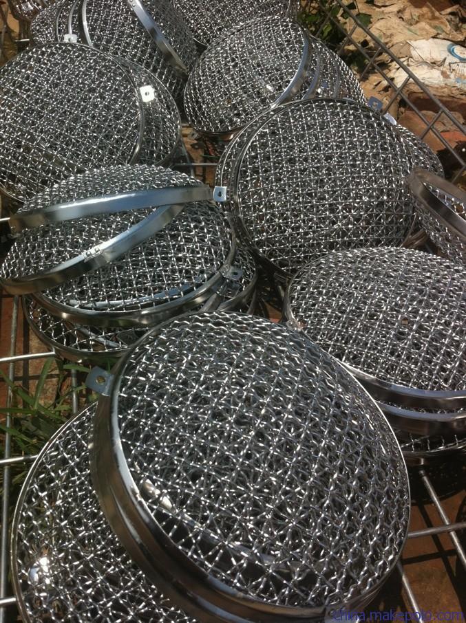 Pre-Crimped Barbecue Grill Netting