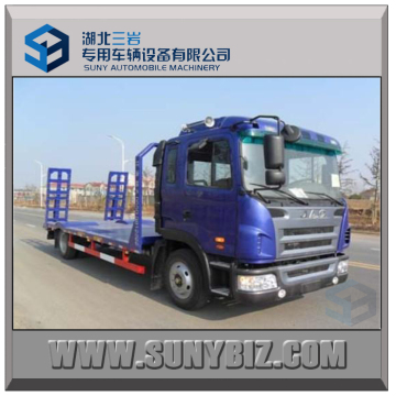 JAC 4X2 180HP diesel engine flat bed flatbed truck powered platform vehicle for transportation