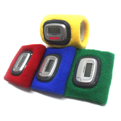 Customized Woven Wristband Pedometers With Logo Printed