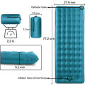 Inflating Camping Mat with Pillow