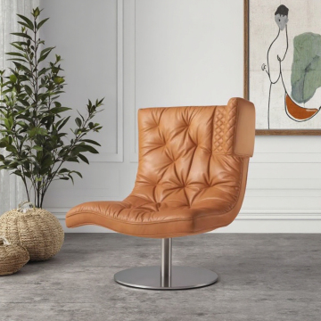 Genuine Leather Ergonomic Executive Office Chair with Mesh Presidential Design