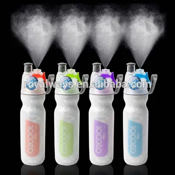 550ml Portable Double Wall Mist 'N Sip Water Bottle with foil insert