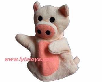 Very Cute Hot Selling Plush Toys Hand Puppet Plush Pig Puppet