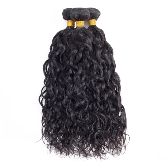 Capelli Natural  Hair New Arrival Factory Brazilian water wave hair weft extensions 100% Virgin Human Hair