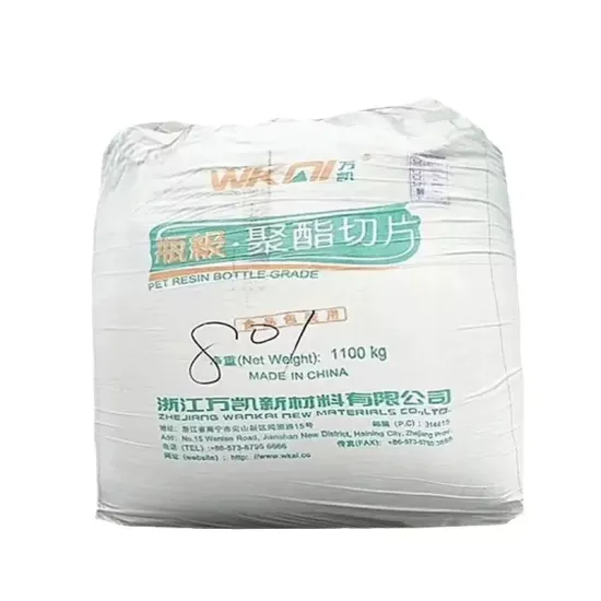 Wankai PET Resin WK801 For Water Bottle Preform